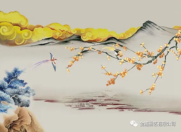 金浦画艺2020高定刺绣实样系列《钰绣1》鉴赏
