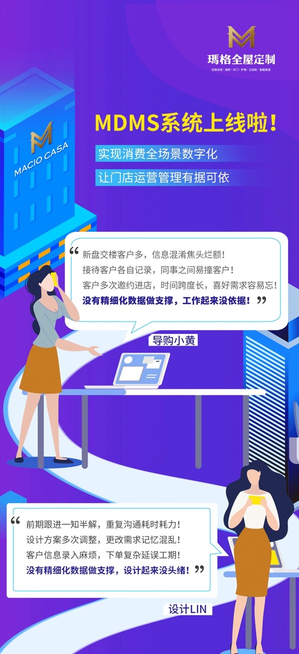 玛格全屋定制MDMS系统正式上线