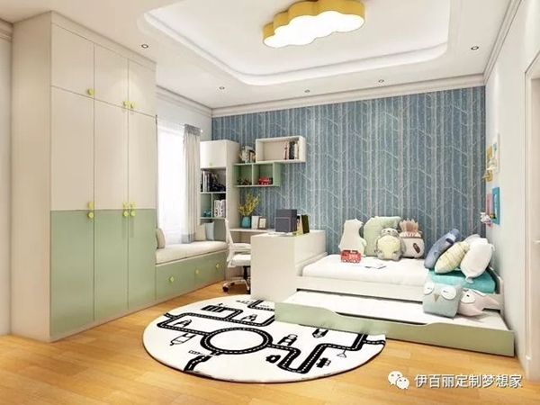 伊百丽全屋定制：儿童房不装榻榻米还能怎么装？