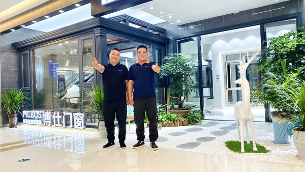 博仕门窗四川自贡专卖店：一分耕耘 一分收获