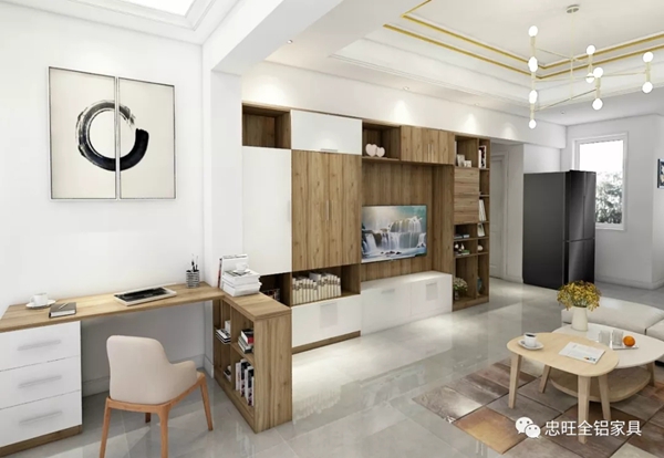 忠旺全铝家具：百变书房打造专属办公天地