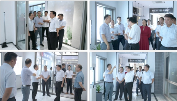 轩尼斯门窗迎接肇庆市委及高要区委领导一行莅临参观指导