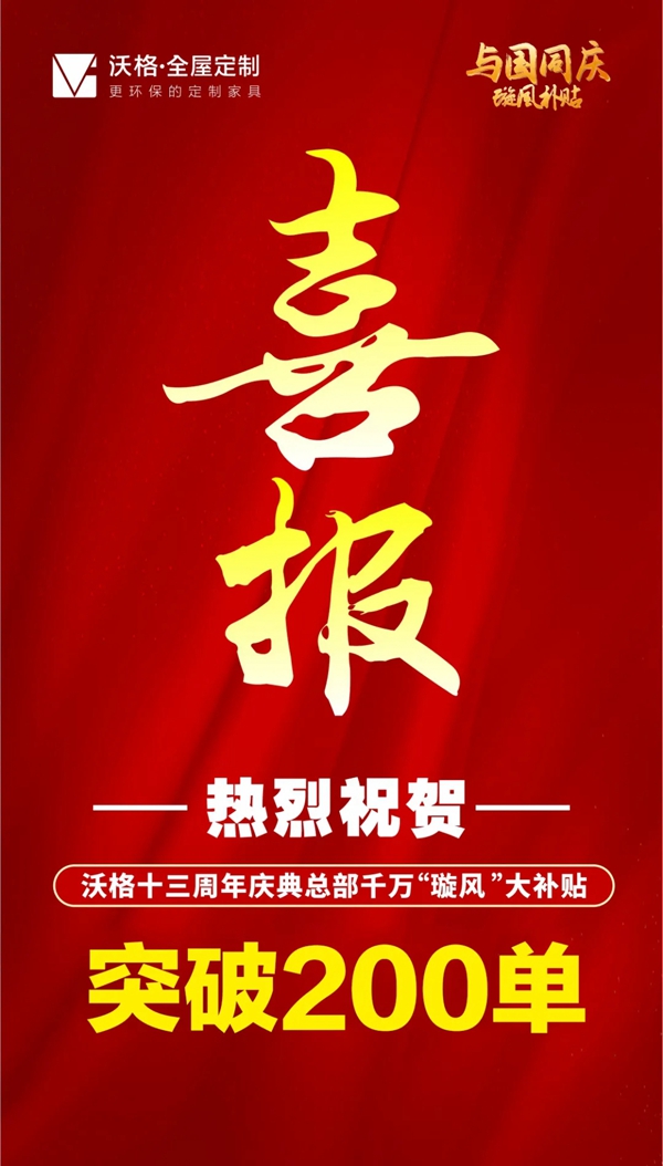 沃格全屋生态定制奋战100天第一阶段全面启动
