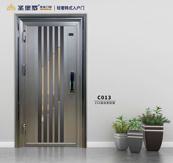 圣堡罗“双高”韩式入户门隆重上市