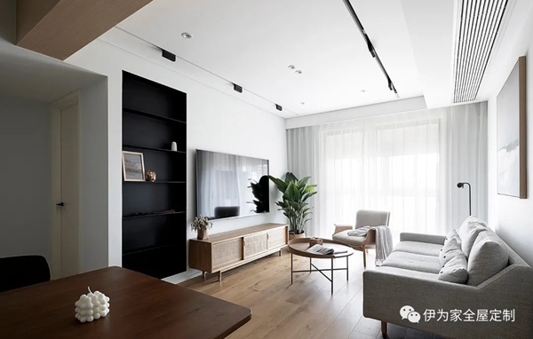 伊为家全屋定制:赏心悦“木”的极简现代住宅,焕发清新怡人的自然之美