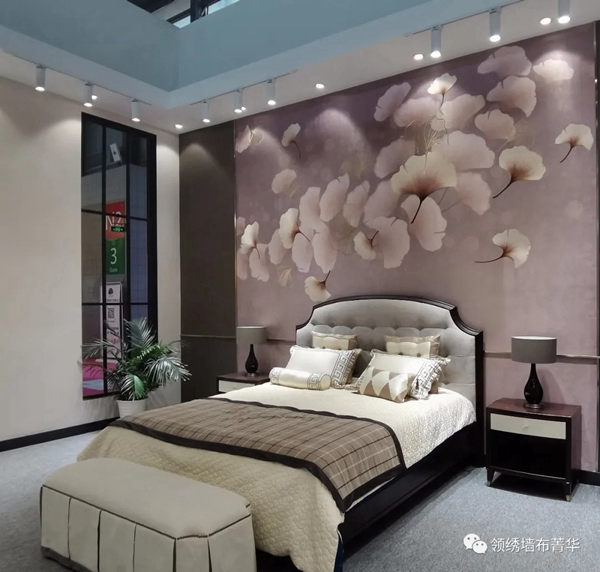 领绣菁华盛装出席上海墙纸展 与您目睹行业盛会！