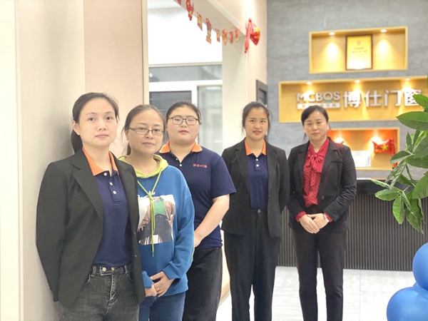 博仕门窗四川宣汉专卖店：坚定走与公司同发展之路