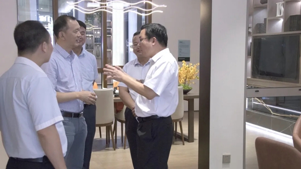 轩尼斯门窗迎接肇庆市委及高要区委领导一行莅临参观指导