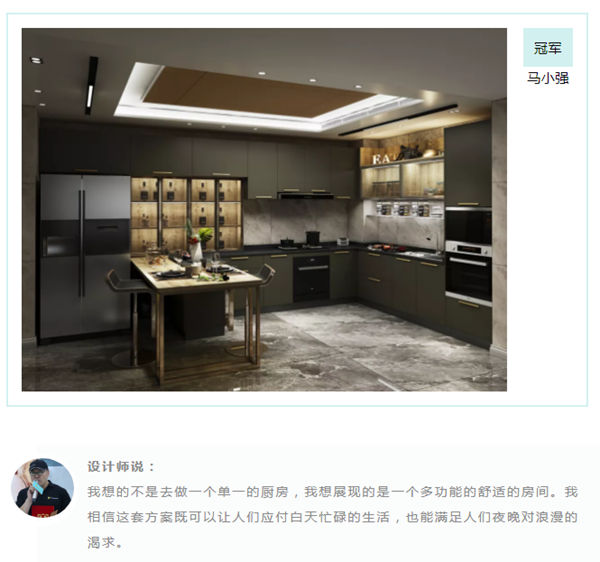 三峰家居橱柜设计大赛结果出炉