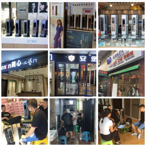 多渠道助推城市布局,琨山智能锁样板齐发力!