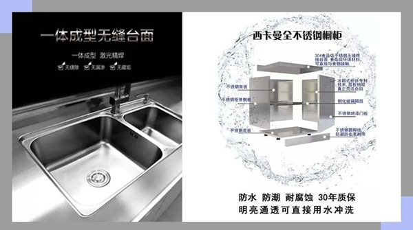 西卡曼不锈钢整体厨柜：只为给您一个健康环保的家