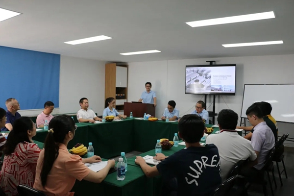 天湘板业欢迎佛山市顺德区木业协会莅临参观