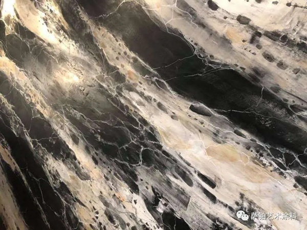 萨铂艺术涂料教你一招实现完美大理石纹