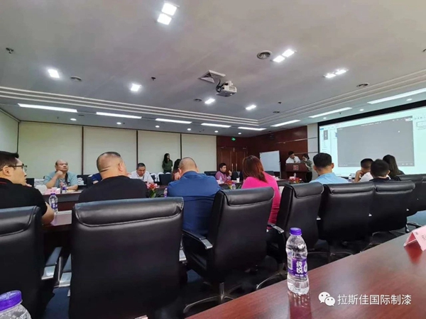拉斯佳国际制漆中国区董事长李勇先生受邀参观上海立邦公司进行友好交流