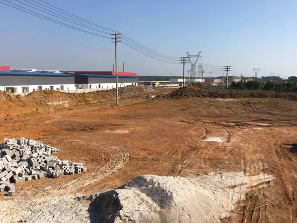 万磊艺术涂料广西30亩生产基地建设进度大事记