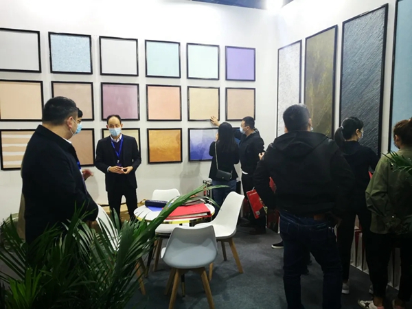 卡颂智能壁材惊艳亮相2020长沙未来城市品质家居产业博览会