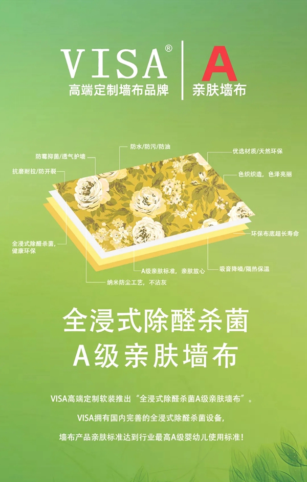 VISA高端定制软装：装饰用墙布 让装修变的轻而易举
