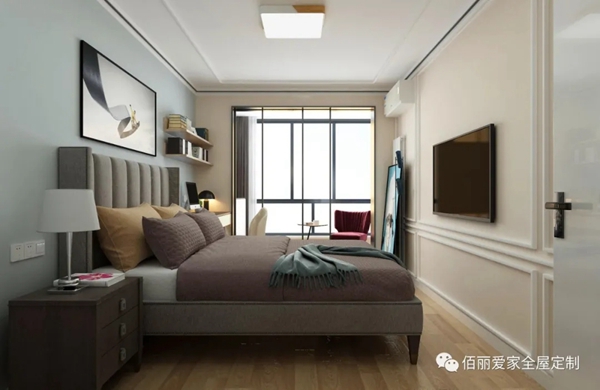 佰丽爱家全屋定制：70㎡混搭风利用淳朴元素打造心灵居所