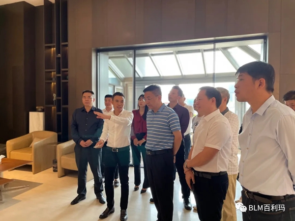 百利玛门窗迎接安义县领导一行莅临指导