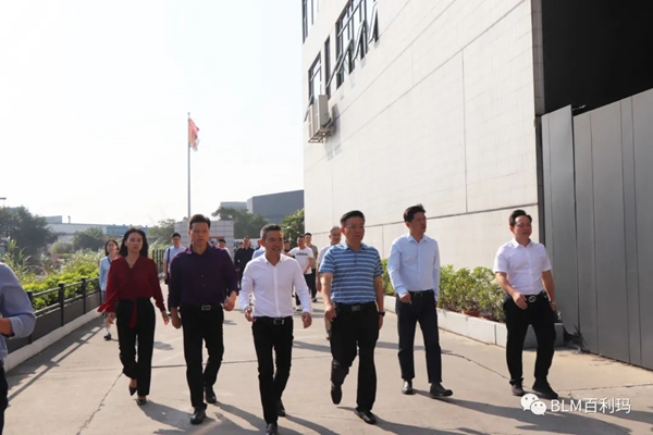 百利玛门窗迎接安义县领导一行莅临指导