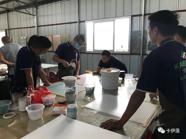 卡伊莲艺术涂料第七期新工艺培训交流会