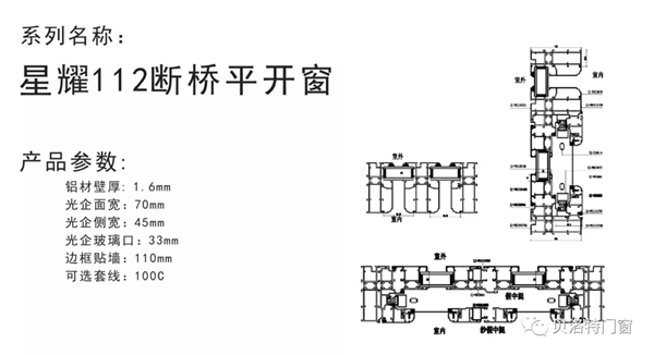 贝洛特系统门窗新品 星耀112断桥平开窗耀世来袭