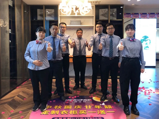 门店风采：伊百丽全屋定制合肥店导入T6模式，业绩高走