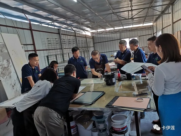 卡伊莲艺术涂料第七期新工艺培训交流会