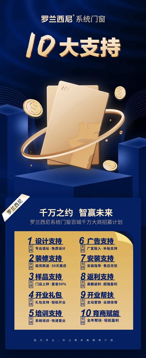 千万之约·智赢未来：罗兰西尼系统门窗百城千万大商招募计划启动大会