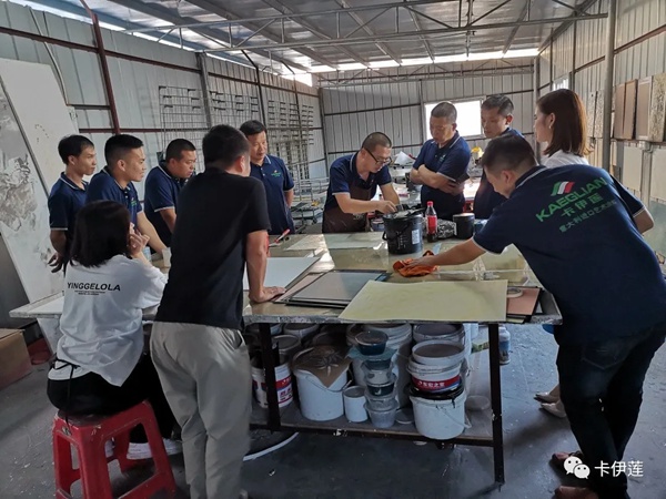 卡伊莲艺术涂料第七期新工艺培训交流会