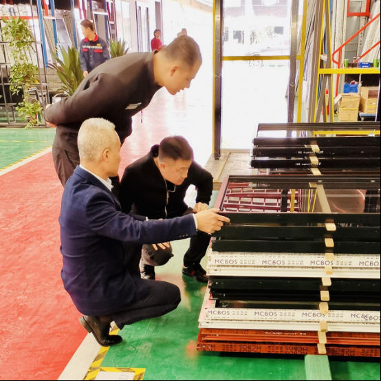 2020博仕门窗技术总工李德初、研发工程师潘永华市场调研圆满结束