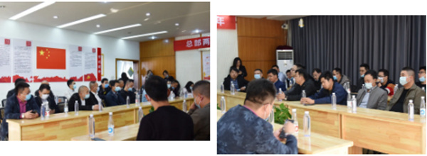建材行业精益专家莅临TAOTAO安全门参观考察