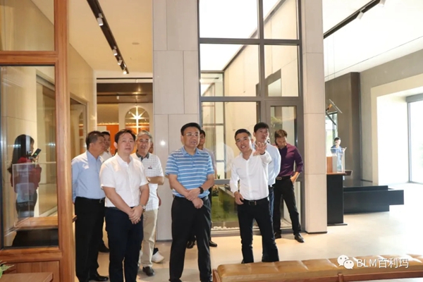 百利玛门窗迎接安义县领导一行莅临指导