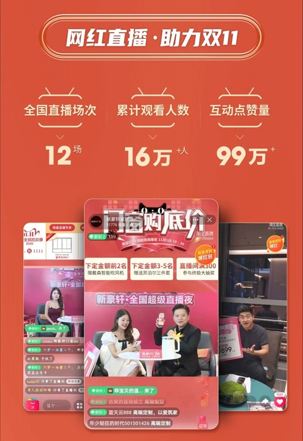 新豪轩门窗登榜天猫窗类品牌TOP1，双十一再爆发！