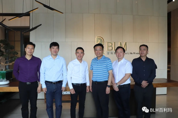 百利玛门窗迎接安义县领导一行莅临指导