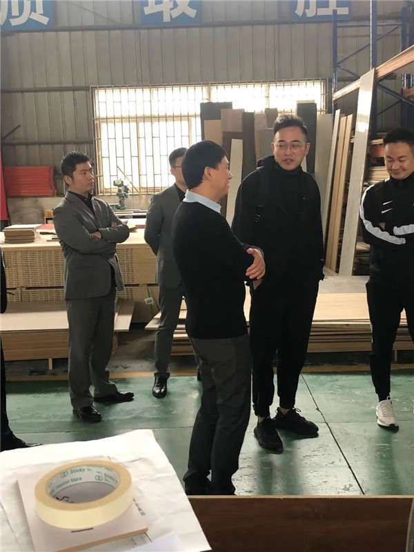 古思诺迎接红星美凯龙相关领导莅临参观考察