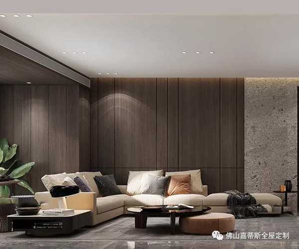 嘉蒂斯全屋定制：轻奢风客厅合集