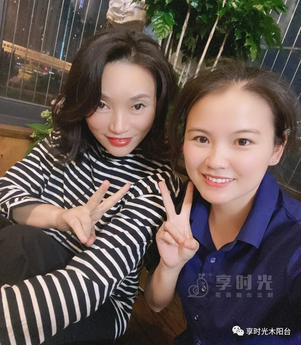 享时光花园阳台定制：阳台变成茶室，她感受到了真正的舒适