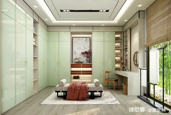 诗尼曼全屋定制:主卧带卫生间好?还是装衣帽间好?