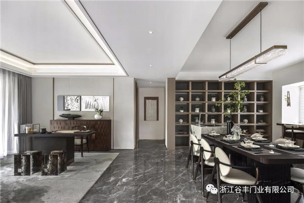 谷丰门业丨清冷色系 质感家居的首选配色