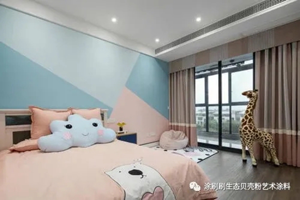 涂刷刷生态贝壳粉:墙面颜色除了白墙还能怎么玩儿?