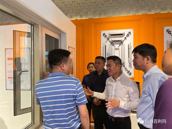 百利玛门窗迎接安义县领导一行莅临指导