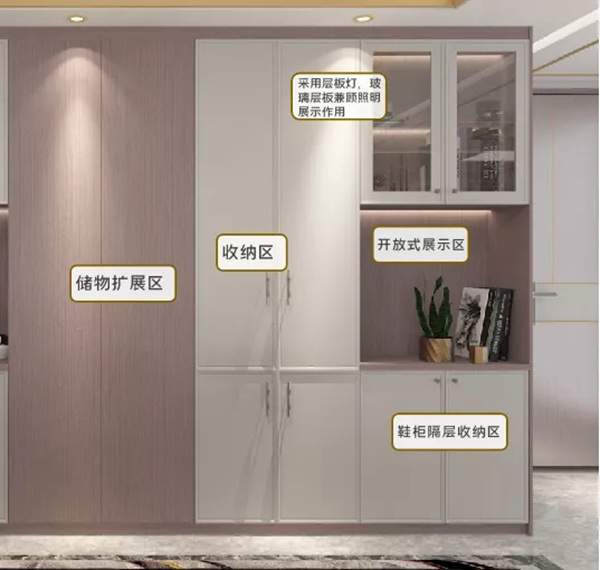 沃格全屋生态定制：入户空间这样设计，既省空间，又美观