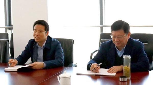 巢湖市委副书记许汉生一行莅临富煌集团调研