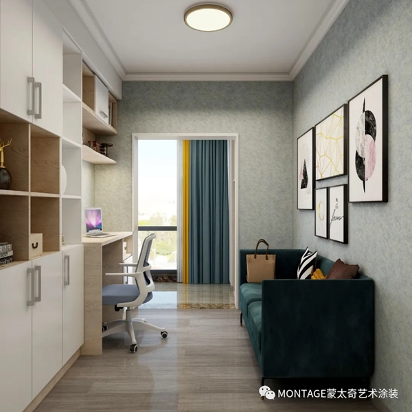 蒙太奇艺术涂装展示全房艺术涂料装修案例