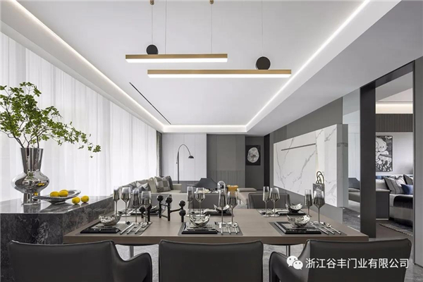 谷丰门业丨清冷色系 质感家居的首选配色
