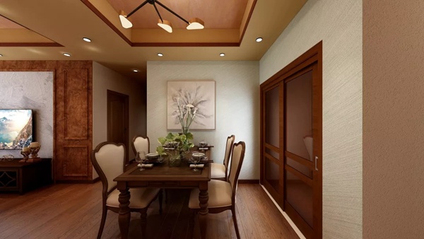 兰芝软装：78m²的美式家居定制化