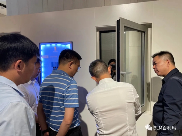 百利玛门窗迎接安义县领导一行莅临指导