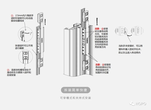 码住!HOPO Pro免铣传动壳内开内倒窗方案! 码住!HOPO Pro免铣传动壳内开内倒窗方案!