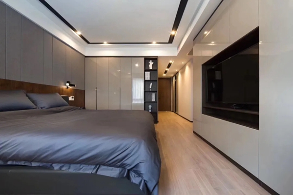 OOD全屋定制：当整体卧室开始作诗，颜色就有心意